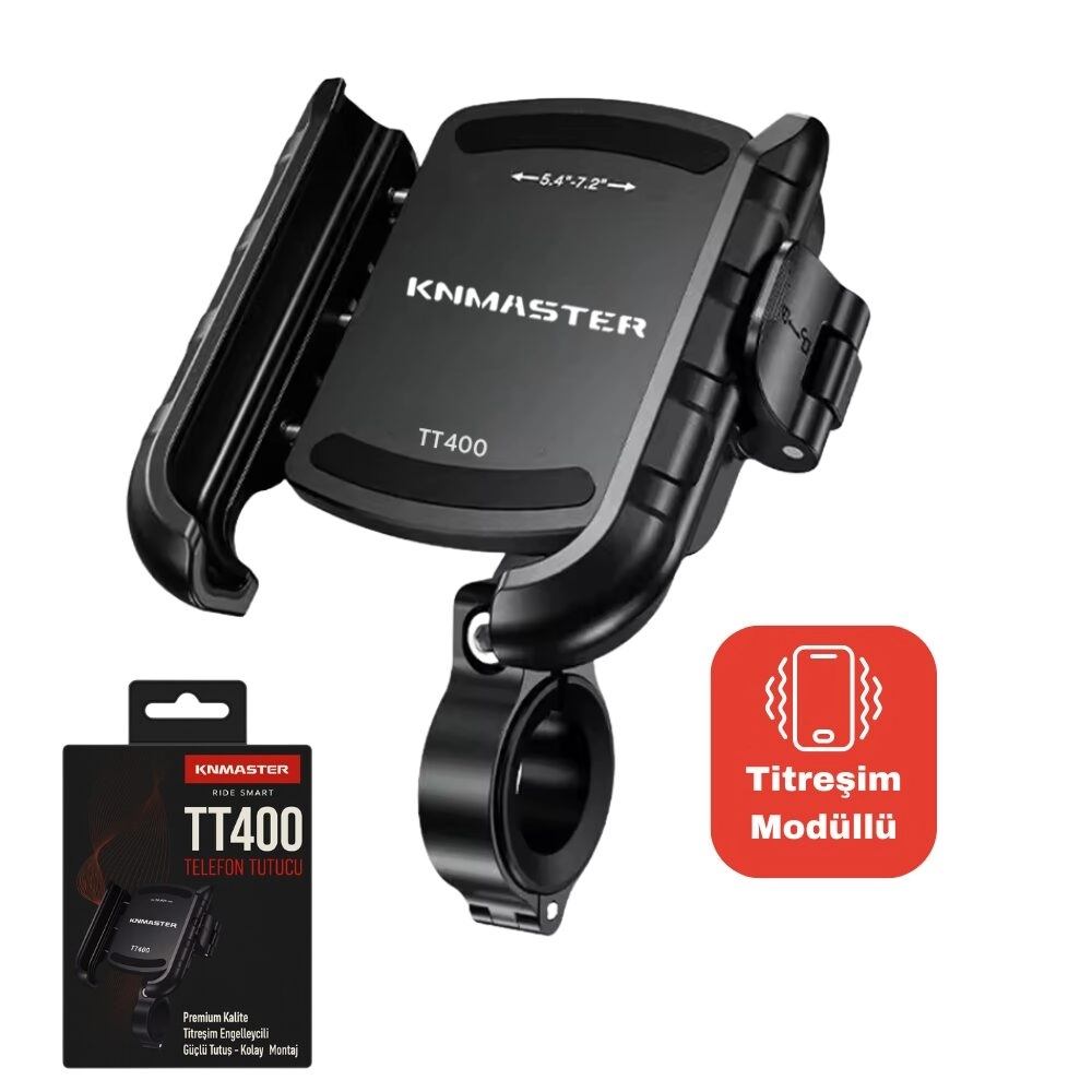resimler/genel/KNMASTER TT-400 Titreşim Önleyicili Motosiklet Telefon Tutucu