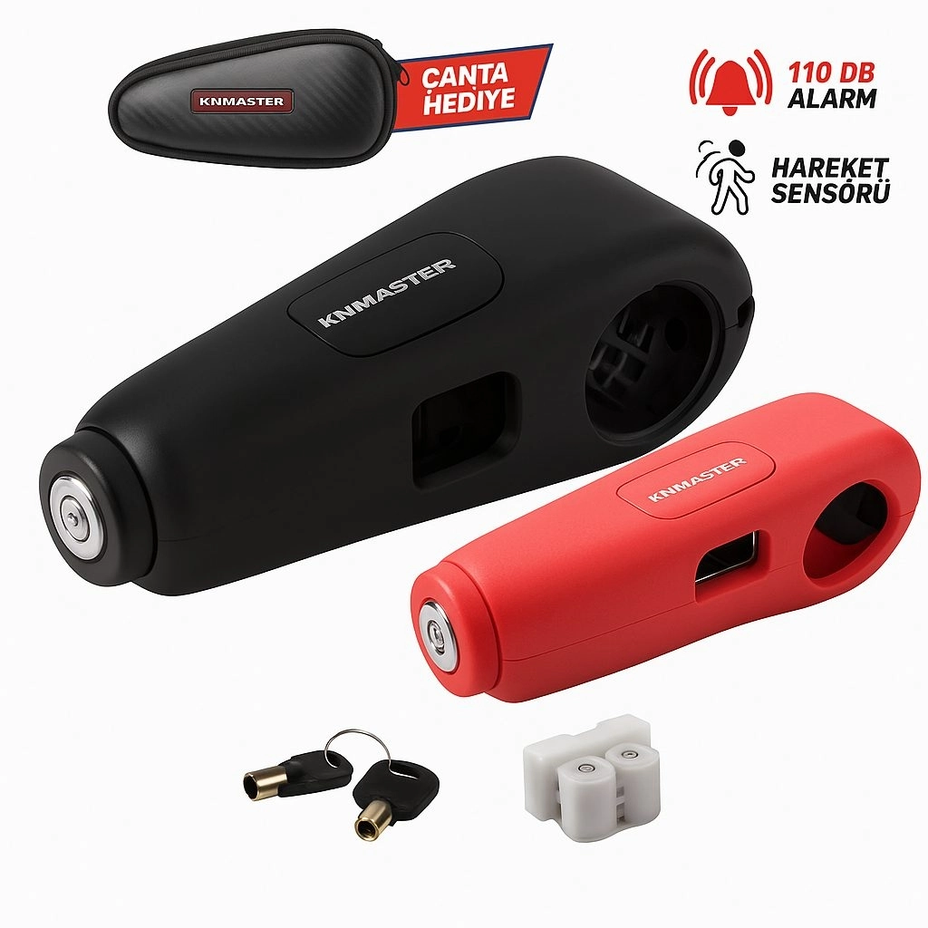 resimler/genel/Knmaster GL150 Alarmlı Motosiklet Elcik Manet Fren Kilidi