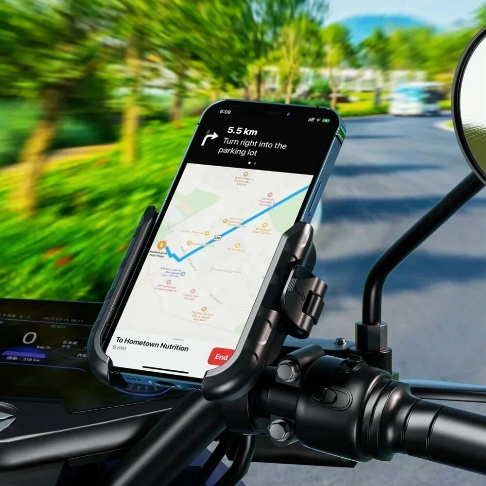 resimler/genel/KNMASTER TT-400 Titreşim Önleyicili Motosiklet Telefon Tutucu