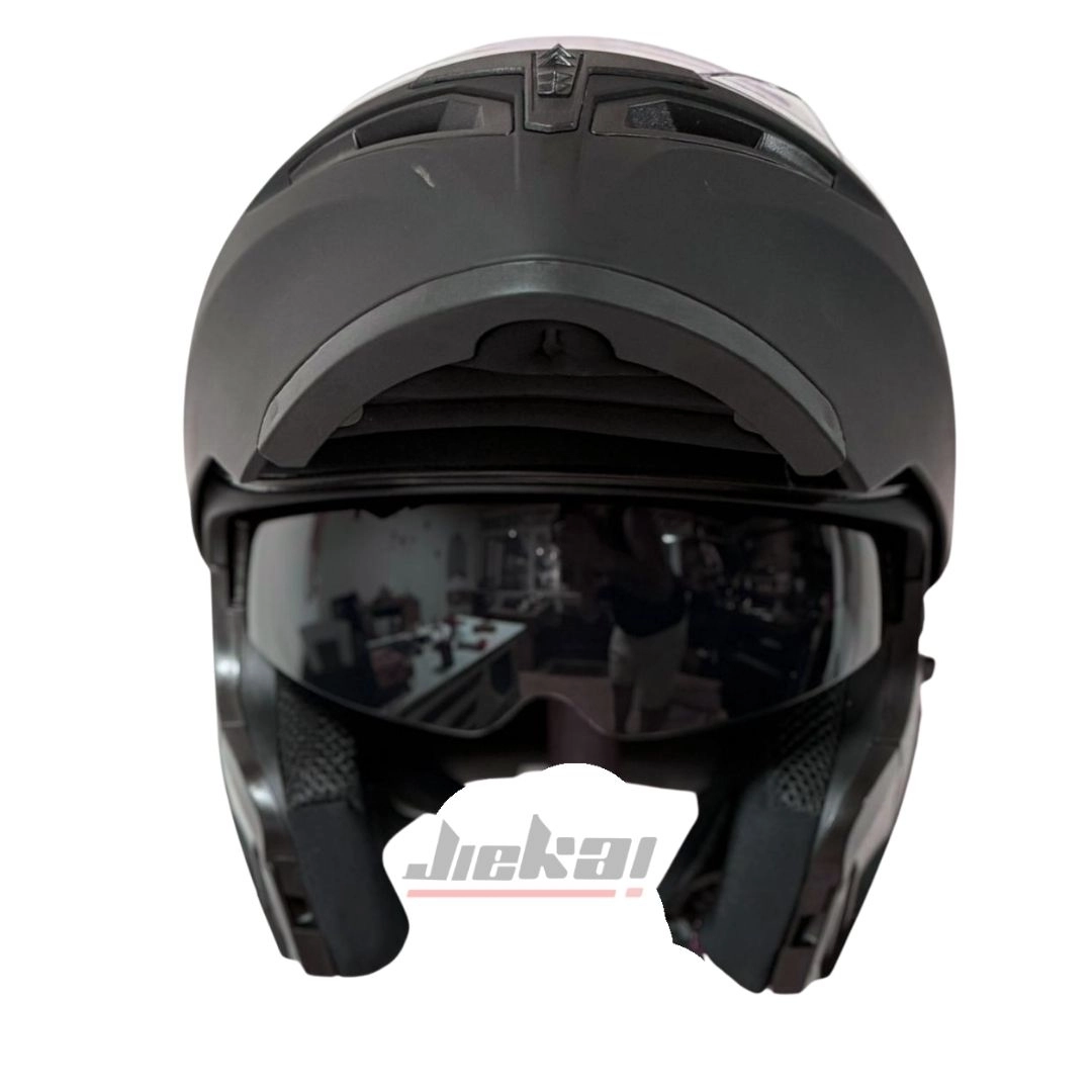 resimler/genel/JİEKAİ JK-902 ÇENE AÇILIR KASK * ÇENE PEDLİ * MAT SİYAH