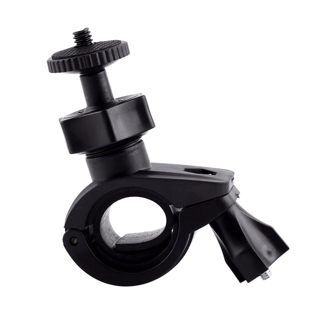 resimler/genel/Tüm Aksiyon Kameralara Uyumlu Gidon Aparatı + Tripod Adaptörü 