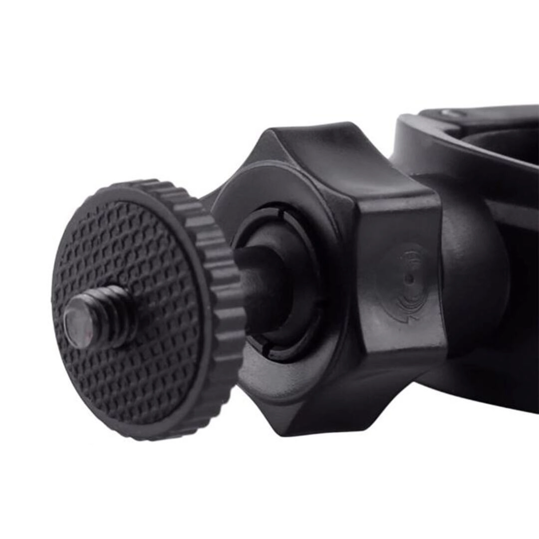 resimler/genel/Tüm Aksiyon Kameralara Uyumlu Gidon Aparatı + Tripod Adaptörü 