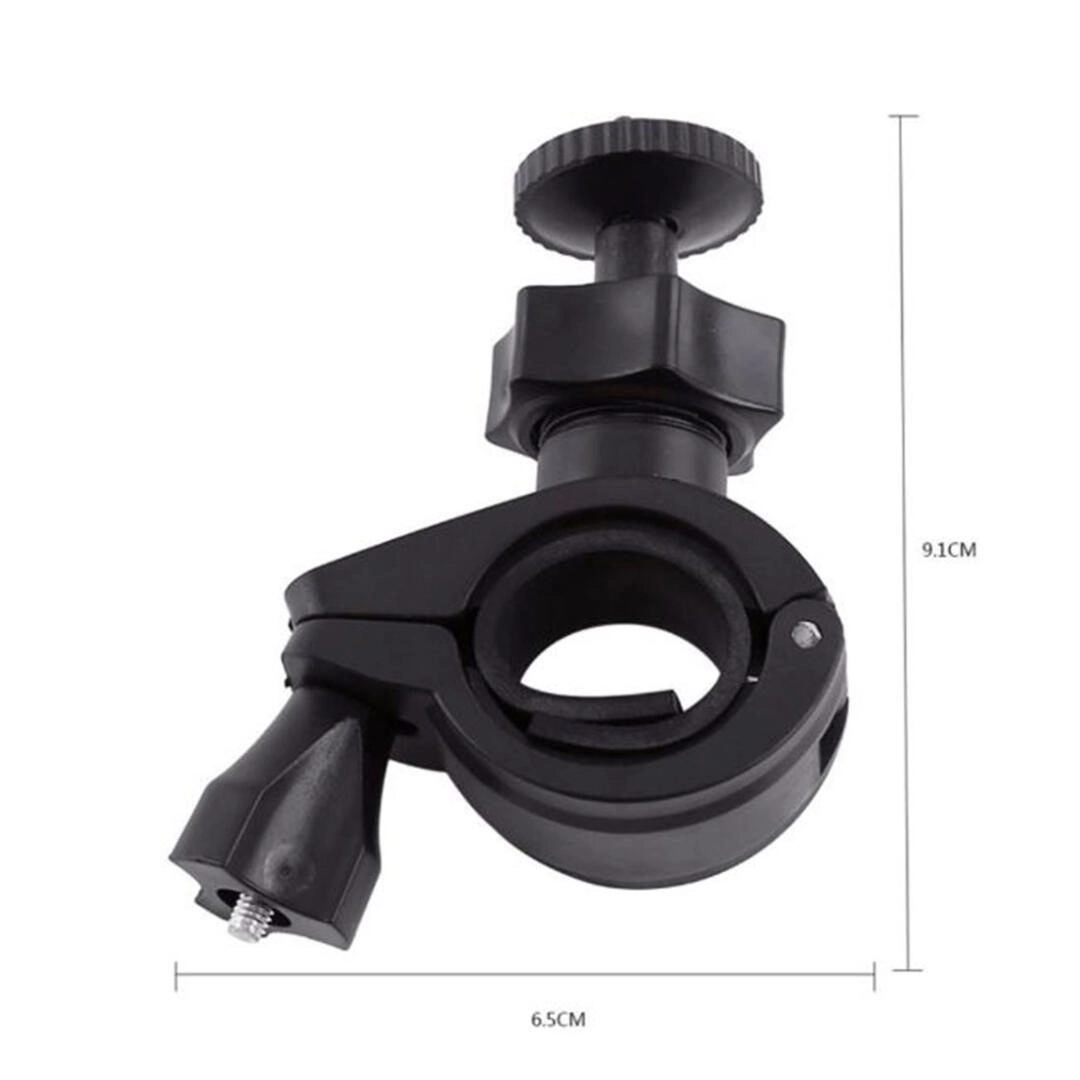 resimler/genel/Tüm Aksiyon Kameralara Uyumlu Gidon Aparatı + Tripod Adaptörü 