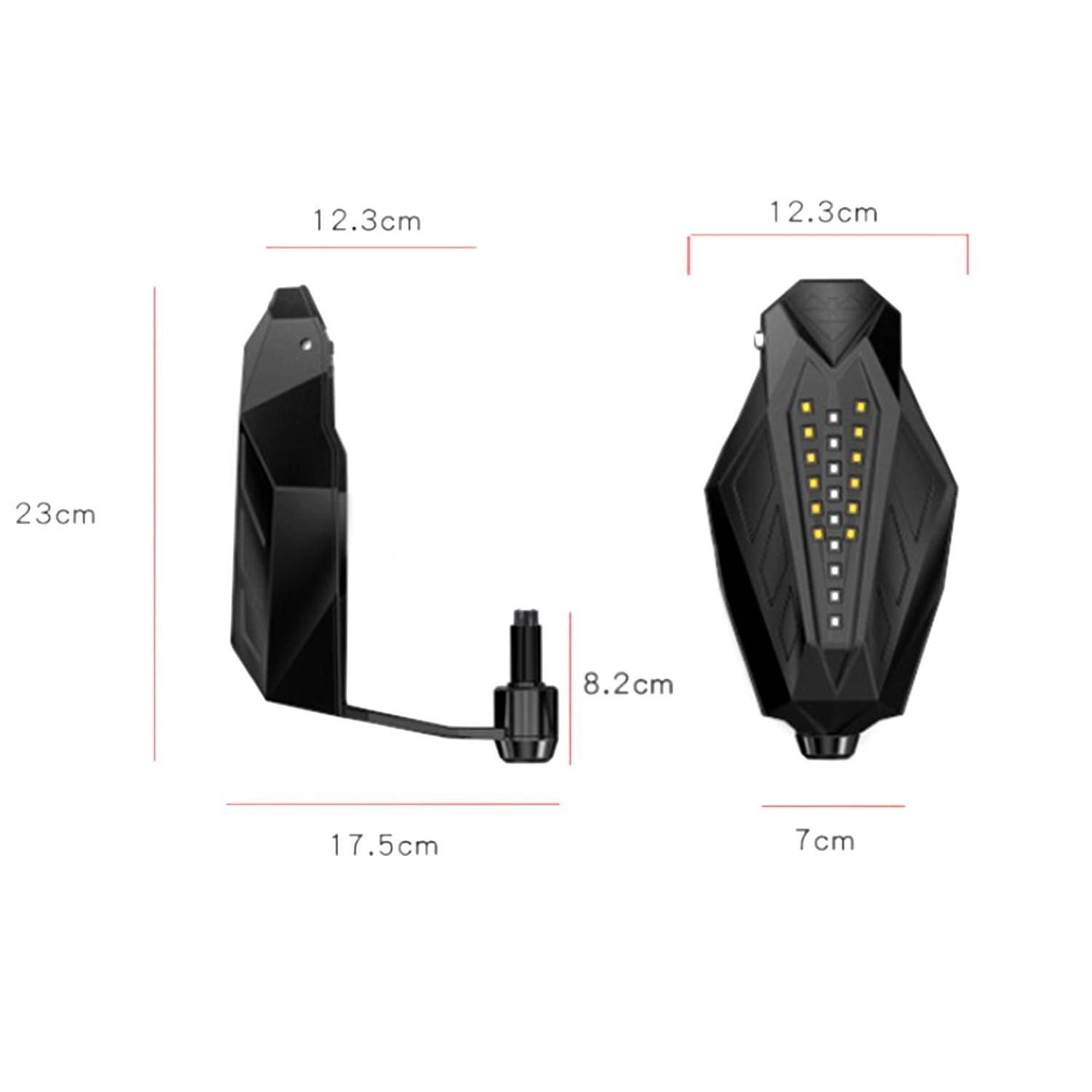 resimler/genel/Spirit Beast Led Işıklı Motosiklet Elcik Koruma 8000 Kelvin 