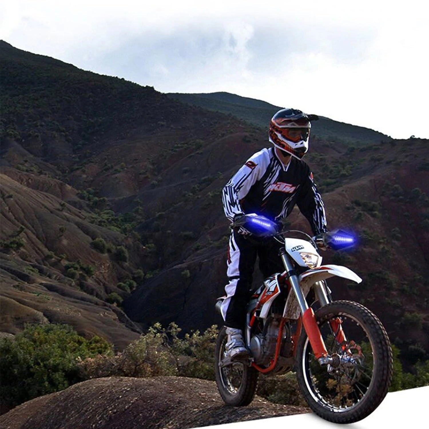 resimler/genel/Spirit Beast Led Işıklı Motosiklet Elcik Koruma 8000 Kelvin 