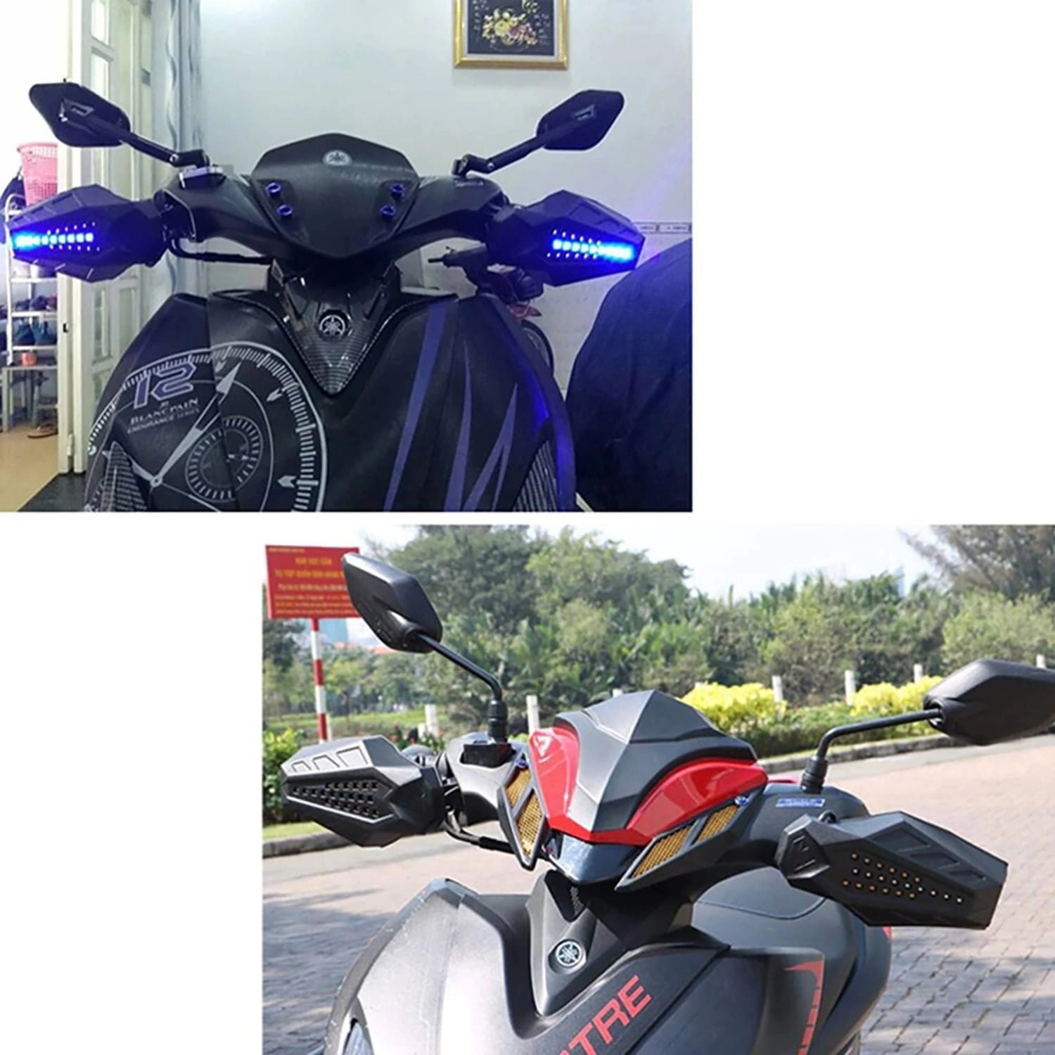 resimler/genel/Spirit Beast Led Işıklı Motosiklet Elcik Koruma 8000 Kelvin 