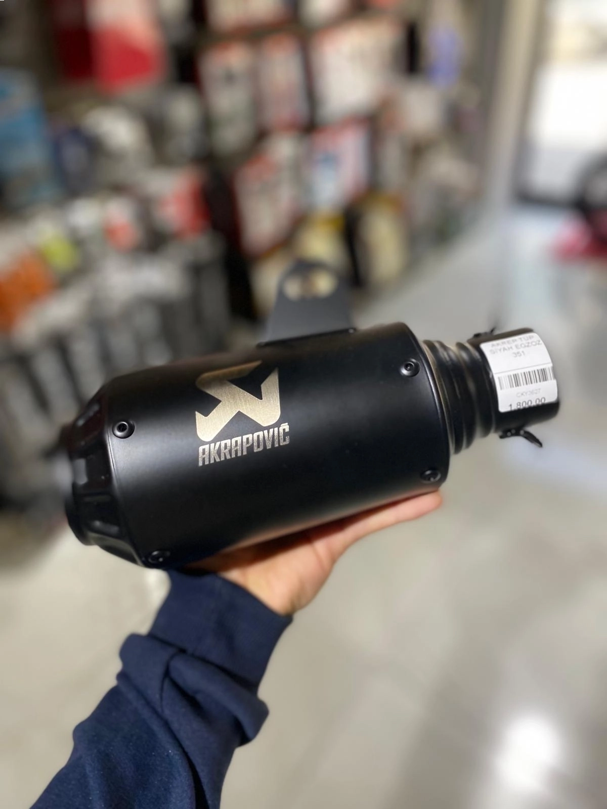 AKREP TÜP SİYAH EGZOZ