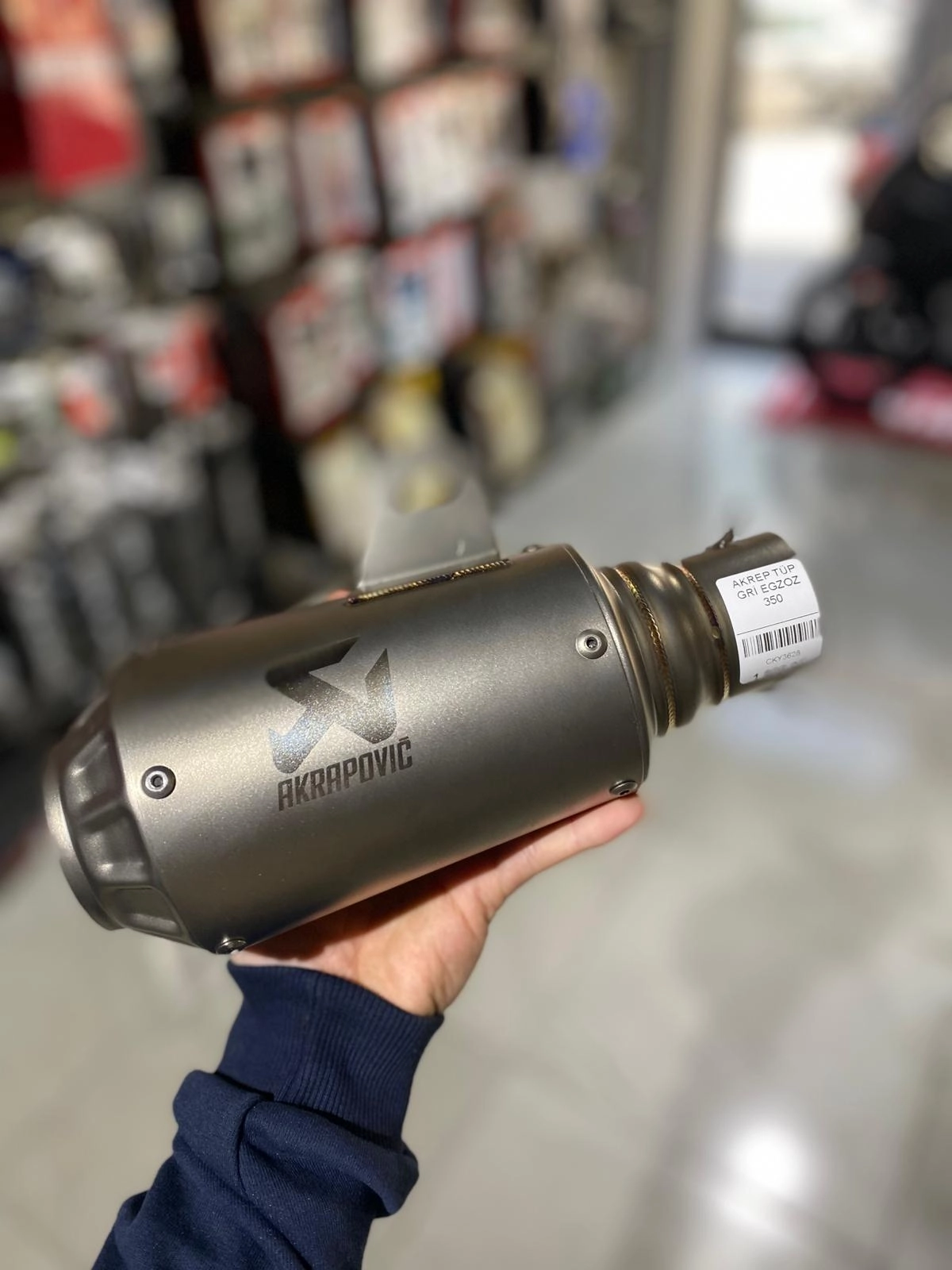 AKREP TÜP GRİ EGZOZ