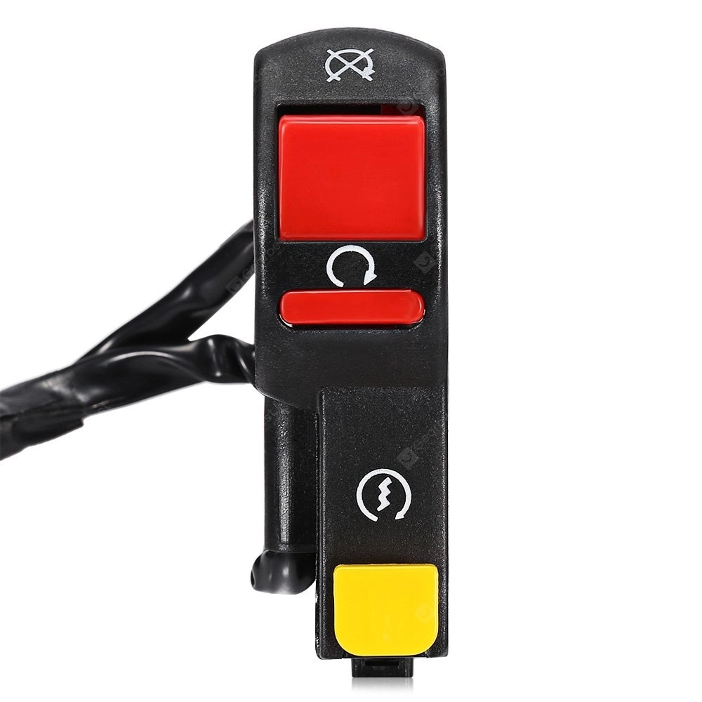 Knmaster Motosiklet Sis Farı Aç Kapa + Bas Çek Butonu