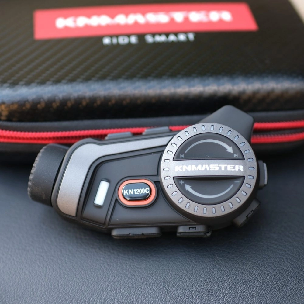 KNMASTER KN1200C PRO Kameralı Motosiklet Kask Bluetooth Intercom Kulaklık Seti